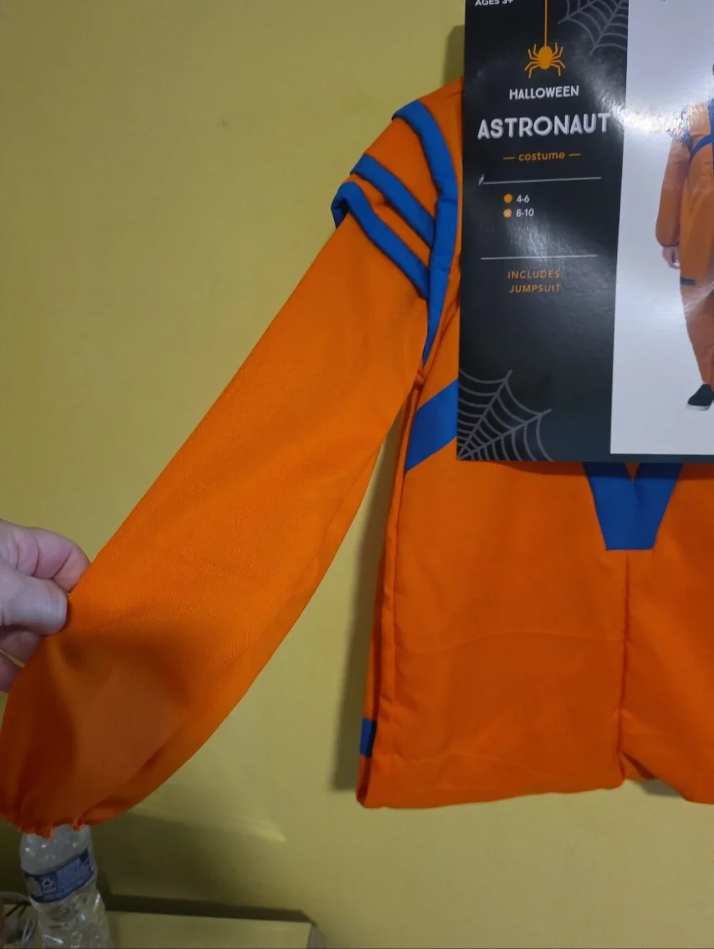 NWT NASA Astronaut Child Boy or Girl Size 8-10 Orange Jumpsuit Halloween Costume